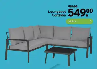 GAMMA Loungeset Cordoba aanbieding