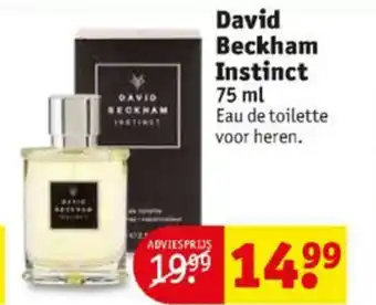 Kruidvat David Beckham Instinct edt 75ml aanbieding