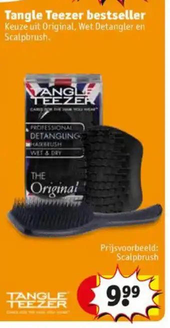 Kruidvat Tangle Teezer bestseller aanbieding