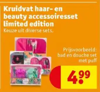 Kruidvat Kruidvat Haar- en beauty accessoiresset limited edition aanbieding