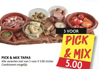 Dekamarkt Pick & mix tapas aanbieding