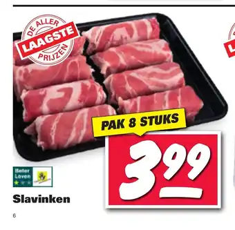 Nettorama Slavinken pak 8 stuks aanbieding