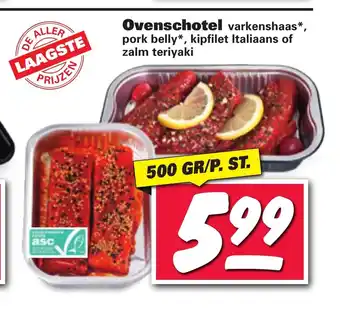 Nettorama Ovenschotel 500 gram aanbieding