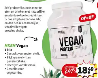 Kruidvat MKBM Vegan 1 kg aanbieding