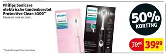 Kruidvat Philips Sonicare elektrische tandenborstel ProtectiveClean 4300 aanbieding