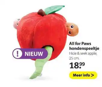 Pets Place All For Paws Hondenspeeltje aanbieding