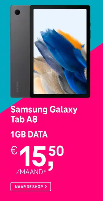 T-mobile Samsung Galaxy Tab A8 aanbieding