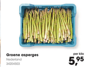 HANOS Groene asperges aanbieding