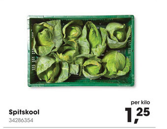 HANOS Spitskool aanbieding