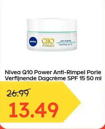 Ochama Nivea Q10 Power Anti-Rimpel Porie Verfijnende Dagcrème SPF 15 50 ml aanbieding