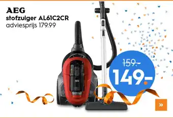 Blokker AEG stofzuiger AL61C2CR aanbieding