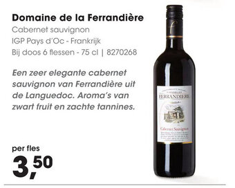 HANOS Domaine de la ferrandiere aanbieding