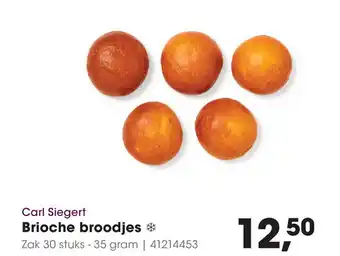 HANOS Brioche broodjes 35g aanbieding