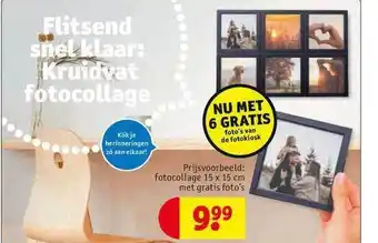 Kruidvat Fotocollage 15 X 15 Cm Met Gratis Foto's aanbieding