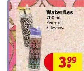 Kruidvat Waterfles 700 Ml aanbieding