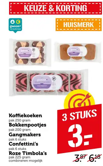 Coop Diverse koeken aanbieding