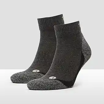 Perry Sport Tenson trekking quarter wandelsokken 2-pack grijs aanbieding