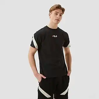 Perry Sport Fila arinti taped shirt zwart heren aanbieding