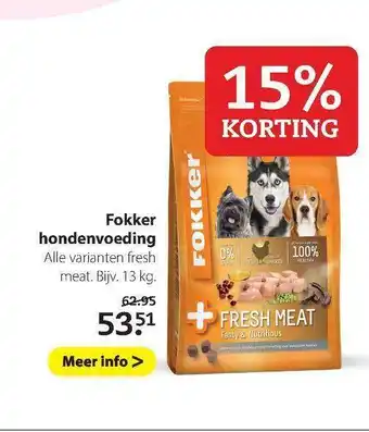 Pets Place Fokker Hondenvoeding aanbieding