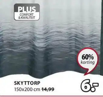 Jysk Skyttorp Gordijn aanbieding