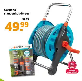 GroenRijk Gardena slangenhouderset aanbieding