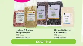 Holland & Barrett Holland & Barrett Edelgistvlokken Of Holland & Barett Amandelmeel aanbieding