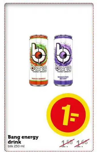 CoopCompact Bang Energy Drink aanbieding