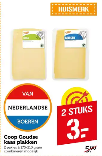 Coop Coop Goudse kaas plakken aanbieding