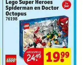 Kruidvat Lego Super Heroes Spideman En Doctor Octopus aanbieding