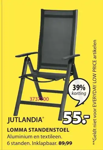 Jysk Jutlandia Lomma Standenstoel aanbieding