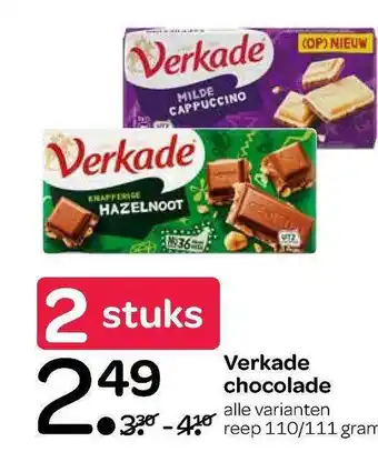 Spar Verkade Chocolade aanbieding