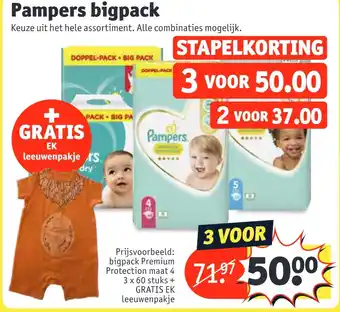 Kruidvat Pampers bigpack aanbieding