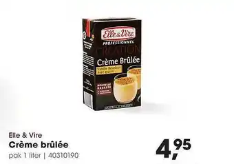 HANOS Elle & Vire Crème Brûlée aanbieding