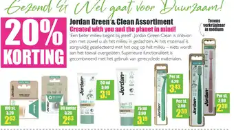 Gezond & Wel Jordan Green'& Clean Assortiment aanbieding