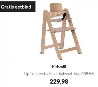 Babypark Kidsmill Up! kinderstoel incl. babyset aanbieding