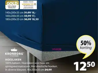 Jysk Hoeslaken aanbieding