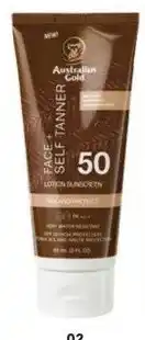 DA Australian Gold spf 50 face + self tanner aanbieding