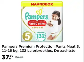 Amazon Pampers Premium Protection Pants Maat 5, 11-16 kg, 132 Luierbroekjes, De zachtste Luierbroekjes Van Pampers, Eenvoudig Aan Te aanbieding