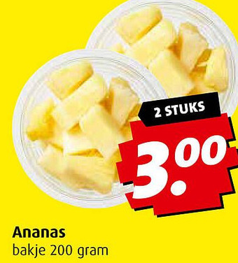 Boni Ananas aanbieding