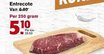 Hoogvliet Entrecote aanbieding