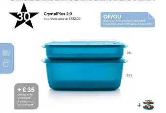 Tupperware CrystalPlus 2.0 aanbieding