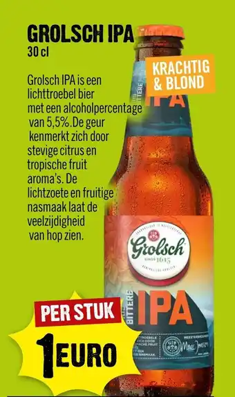 Dirck 3 Grolsch Ipa 30 cl aanbieding