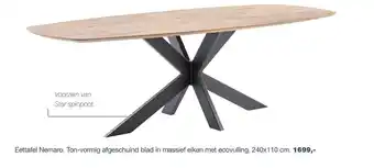 Kruit & Kramer Eettafel nemaro 240x110 cm aanbieding