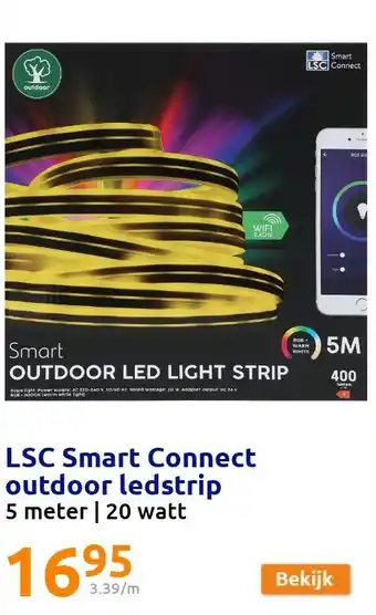 Action LSC Smart Connect outdoor ledstrip aanbieding