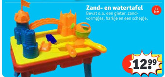 Kruidvat Zand- en watertafel aanbieding