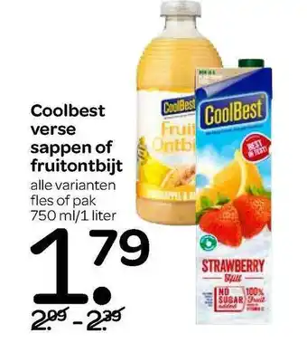 Spar CoolBest Verse Sappen Of Fruitontbijt aanbieding