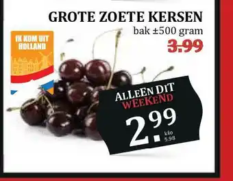 MCD Supermarkt Grote Zoete Kersen aanbieding