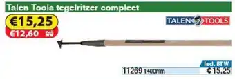 Toolstation Talen Tools Tegelritzer Compleet aanbieding