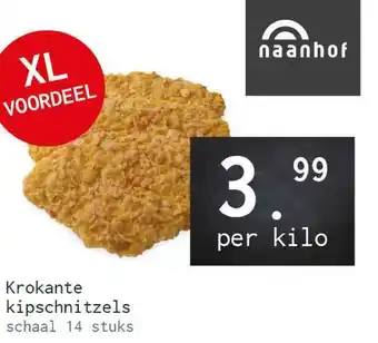 Naanhof Krokante kipschnitzels aanbieding