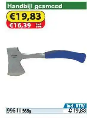 Toolstation Handbijl Gesmeed aanbieding